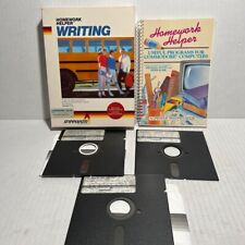 Commodore 64/128 Spinnaker Homework Helper Writing Game Disks Complete CIB  picture