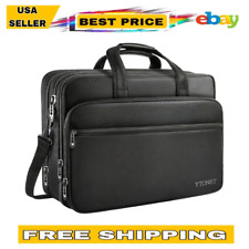 Ytonet Laptop Bag, Expandable Briefcase, 17.3