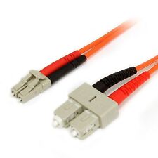 StarTech.com 1m Fiber Optic Cable - Multimode Duplex 50/125 - LSZH - LC/SC - OM2 picture