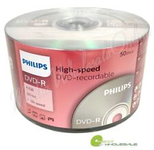 200 PHILIPS Blank 16X DVD-R DVDR Branded Logo 4.7GB Media Disc picture
