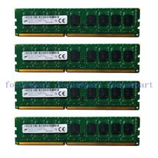 Micron 32GB 4x8GB DDR3 1600MHz PC3-12800E ECC Unbuffered 2RX8 240pin Memory RAM picture
