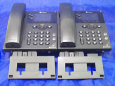 2X Polycom VVX 250 4 Line IP Phones 2201-48820-01 No AC Cords picture