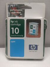 New Unused Genuine HP C4841A #10 Cyan Ink Cartridge Sealed, expired 2003 picture