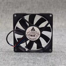 Delta AFB0812LB 8015 DC12V 0.14A 8CM 3-Pin Mute Cooling Fan picture