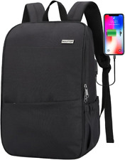 Deep Storage Laptop Backpack with USB Charging Port[Water Resistant] College Com picture