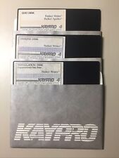 Vintage 1983 KAYPRO 4 Perfect Writer Software 5.25” Floppy Disks VHTF picture