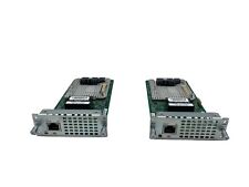 Lot of 2 Cisco NIM-1MFT-T1/E1  1-Port Voice and WAN Network Interface Module picture