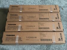 Toshiba T-FC505U Toner Cartridges Set KCMY 2E505ACE,3005ACE,3505ACE OEM NEW 🔥 picture