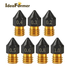 5PCS Brass PTFE coating Nozzle Non stick PLA Extruder Print Head Nozzles 1.75mm picture