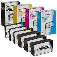 LD 6pk COMP Cartridge Set for HP 950 XL 951XL Black Cyan Magenta Yellow 8100 picture