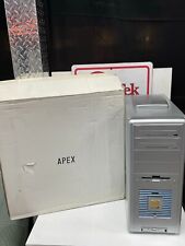 New Vintage Retro ATX Tower Computer PC Case Silver with Power Supply picture