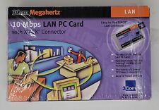 3Com Megahertz 10 Mbps Lan PC Card with Xjack Connector 3CXE589DT-New open packa picture