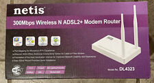 Netis DL4323 Wireless N300 ADSL2+ Modem Router 2.4Ghz 300Mbps 802.11b/g/n Spl... picture