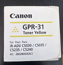 Genuine Canon GPR31 (2802B003) Yellow Toner Cartridge - NEW SEALED picture