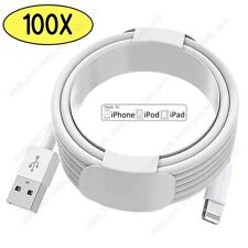 100Pack USB Data Fast Charger Cable For Apple iPhone 6 7 8 X 11 12 13 14 Pro Max picture
