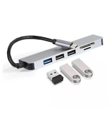 NEW Vivitar Multi-Port USB Hub with SD, Micro SD and Compact Flash Card Reader picture