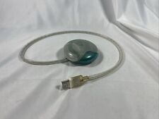 Vintage Genuine Apple USB Mouse M4848 Teal Blue Rollers Cleaned and Tested-2 picture
