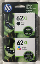 HP 62XL Black & Color Combo Ink Cartridge F6U02BN - C2P05AN & C2P07AN Retail Box picture