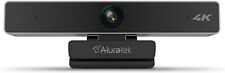 Aluratek - 4K Ultra HD Live Broadcast Webcam - Black and Brushed Silver picture