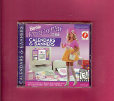 Barbie Calendars & Banners (Age 5+) (CD-ROM for Windows)  NEW - SEALED picture