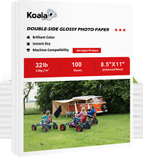 Koala Double Sided Glossy Photo Paper 8.5X11 32lb 600 Sheet Bulk Inkjet Brochure picture
