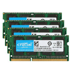 Crucial 32GB 16GB 8GB PC3-10600S DDR3 1333MHz 204Pin SODIMM Laptop Memory SDRAM picture