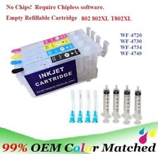 802XL  Alternative No Chip Refillable Ink Cartridge for WF-4720 WF-4730 WF-4740 picture