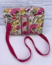 Vera Bradley White Pink Floral Computer Tablet Hard Shell Case Carrying 8” X 12” picture