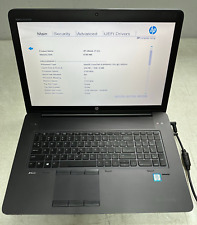 HP ZBook 17 G3 17.3(i5-6440HQ @2.60GHz, 8GB RAM, Boot To Bio)NO HD/CADDY/ADAPTER picture