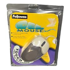 Vintage Fellowes Three Button Programmable Scrolling Gel Mouse w/ Floppy Disc picture