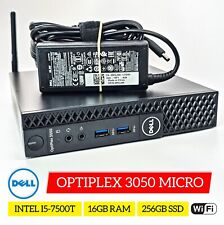 Dell OptiPlex 3050 Micro Desktop PC i5-7500T 16GB 256GB SSD Windows 11 Pro WIFI picture
