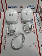 2x eero 6+ plus 2 pack 5g/2.4g Mbps 2 Port  Wireless Router - R010211 *NEW* picture