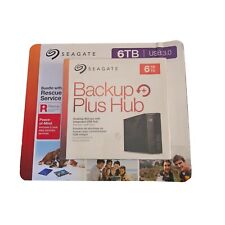 Seagate Backup Plus External Storage Hub 6TB with Integrated USB Hub  - Open Box picture
