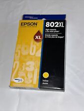 Genuine Epson 802XL High Capacity Yellow Ink Cartridge Expires 07/2026 - New picture