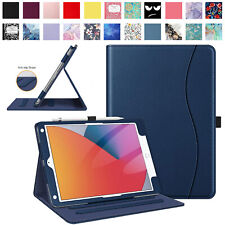 For Apple iPad 9th 2021/ 8th/7th 10.2 2020 Case Multi-Angle Stand Cover w Pocket picture