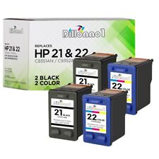 4PK for HP 21 HP 22 Ink Cartridges Combo pack C9351AN C9352AN  picture