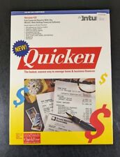 🤓 Vintage SEALED Intuit - Quicken Version 4.0 1990 Floppy Disks for IBM PC picture