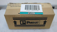 NOB - Qty 10 Panduit CFPL4SY Mini-Com 4 Position Stainless Steel Faceplate  picture