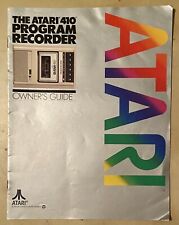 Vintage 1981 Original Atari 410 Program Recorder Owners Guide Instruction Manual picture
