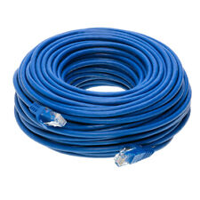 CAT5 Ethernet Patch Cable RJ-45 Internet Cord Blue 25FT- 200FT Multi-Pack LOT picture
