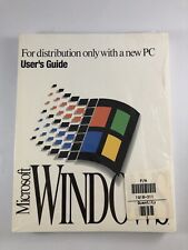 vintage Microsoft Windows 3.1 User's Guide Brand New Sealed F7.2 picture