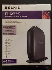 Belkin Play N600 300 Mbps 1-Port 10/100 Wireless N Router NEW picture