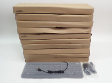 Lot of 10 NEW Logitech MK120 Wired USB Desktop Keyboard Mouse Combo Set picture