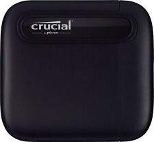 Crucial - X6 SE 2TB External USB-C/USB-A Portable SSD - Black picture