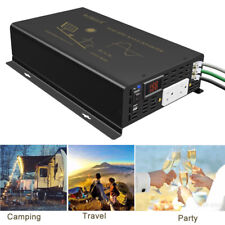 Pure Sine Wave Inverter 24V to 120V 3000W Power Converter Car Truck RV USB 2.4A picture