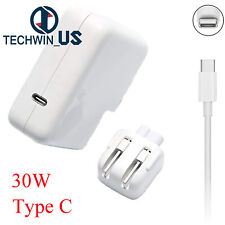 30W USB C Power Adapter PD Fast Charging 6.6ft USB C to Type C For MacBook Pro picture