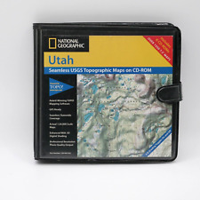 TOPO Utah National Geographic Topographic Maps CD-ROM PC Win 95, 98,2000,NT picture