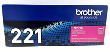 Genuine Brother TN-221M Magenta Toner Cartridge Factory Sealed picture