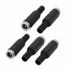 5 Pcs 2.1mm x 5.5mm DC Socket Female Connector Adapter for Power Cord picture