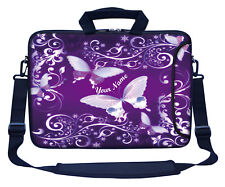 Neoprene Laptop Bag w. Shoulder Strap and Side Pocket w. Customized Your Name  picture